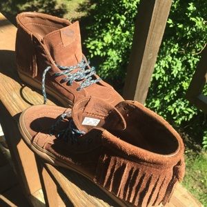 Vans fringe sneakers sz 5.5
